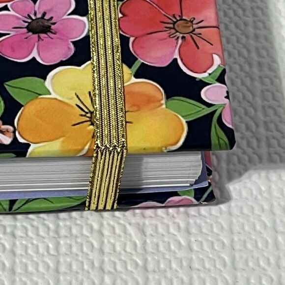 BLOOM Hardcover Spiral Notebook Journal Pen Sticker Set Colorful Lined Flowers - Picture 13 of 17